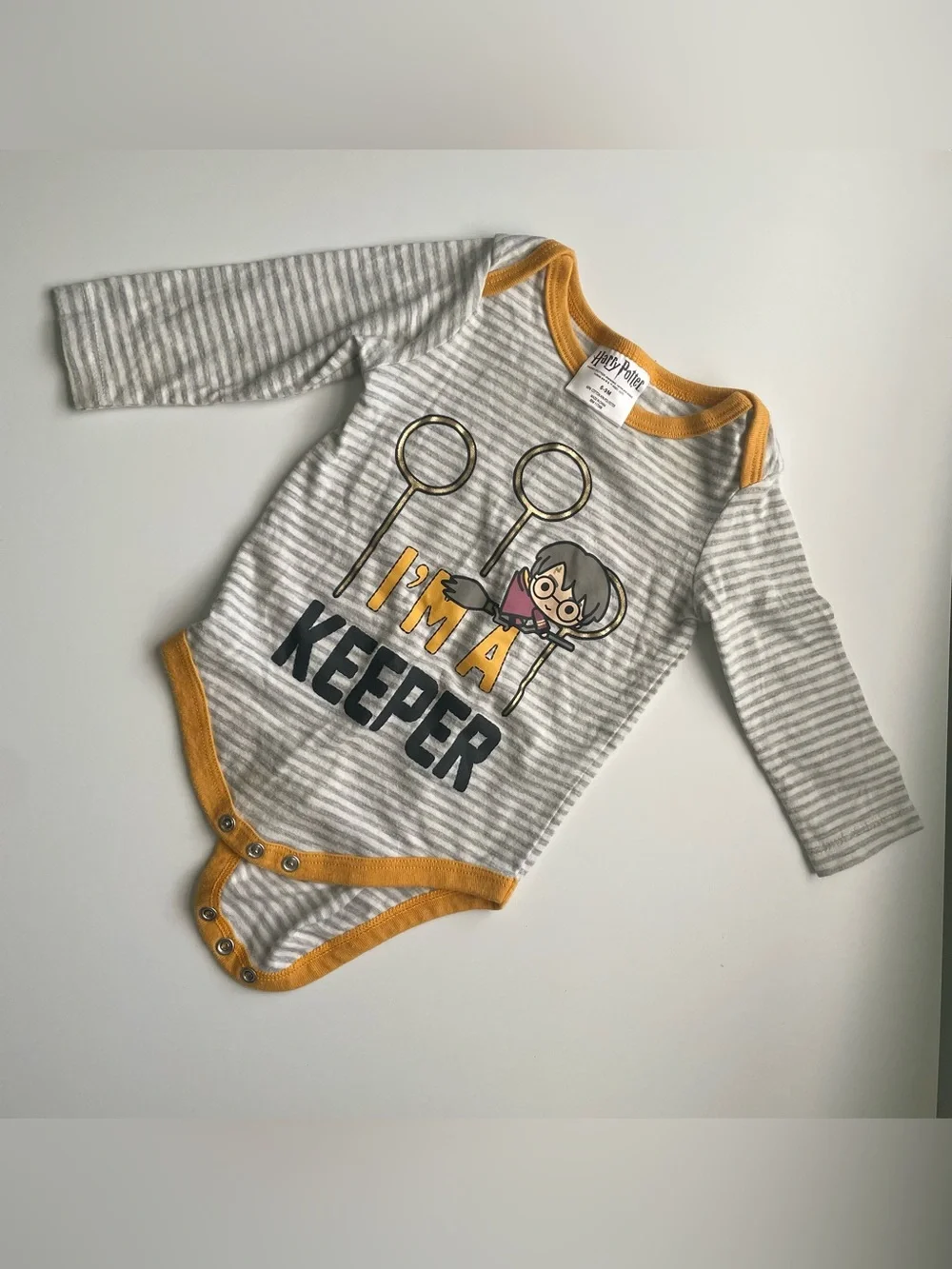 3-pc Harry Potter Set ‘Mischief Managed’ & ‘I’m a Keeper’ bodysuits, pants